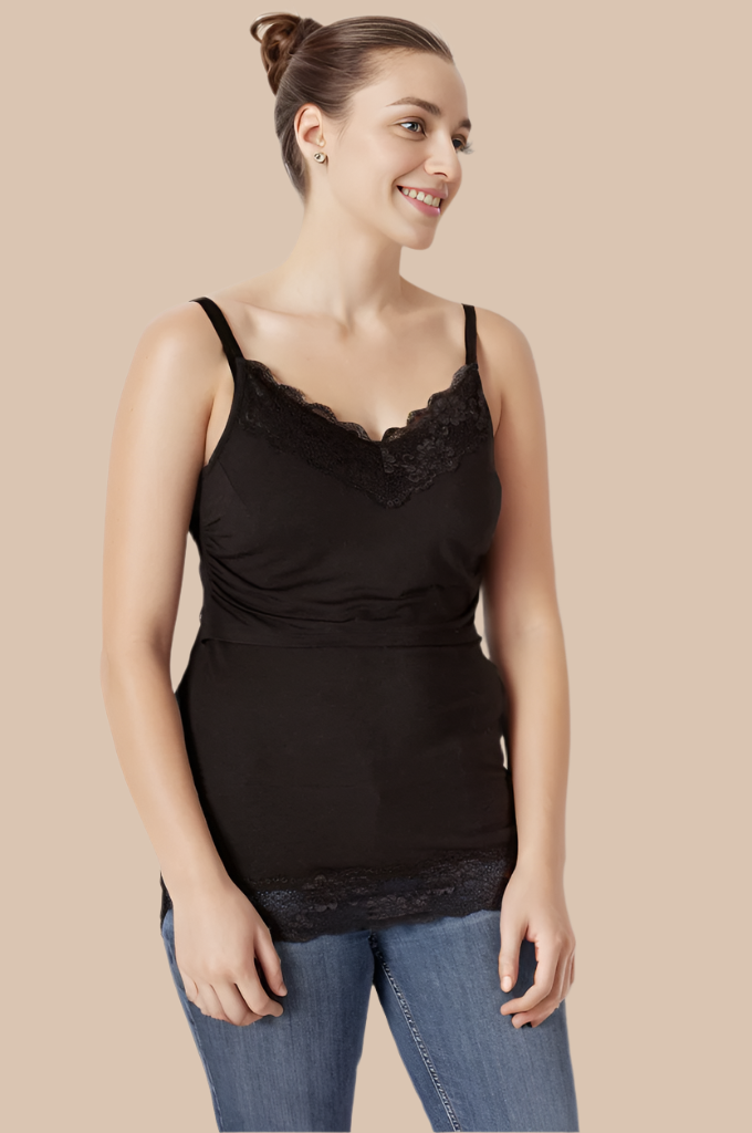 Lace nursing cami deals