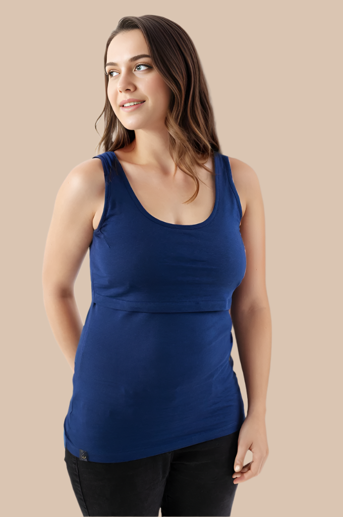 Nursing vest in Navy