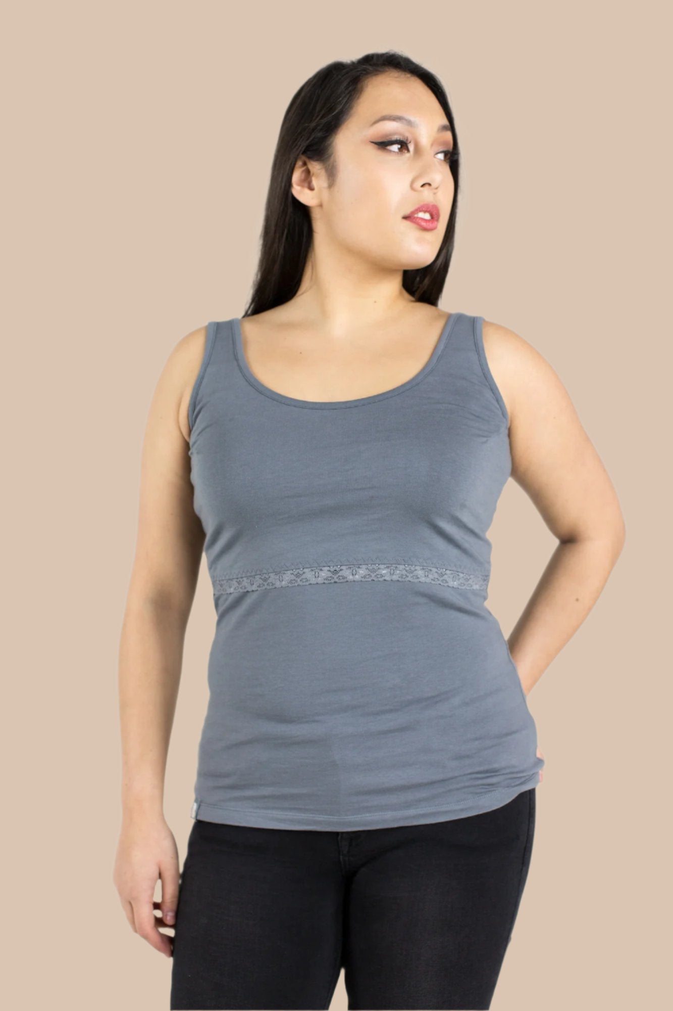 Nursing vest in Grey