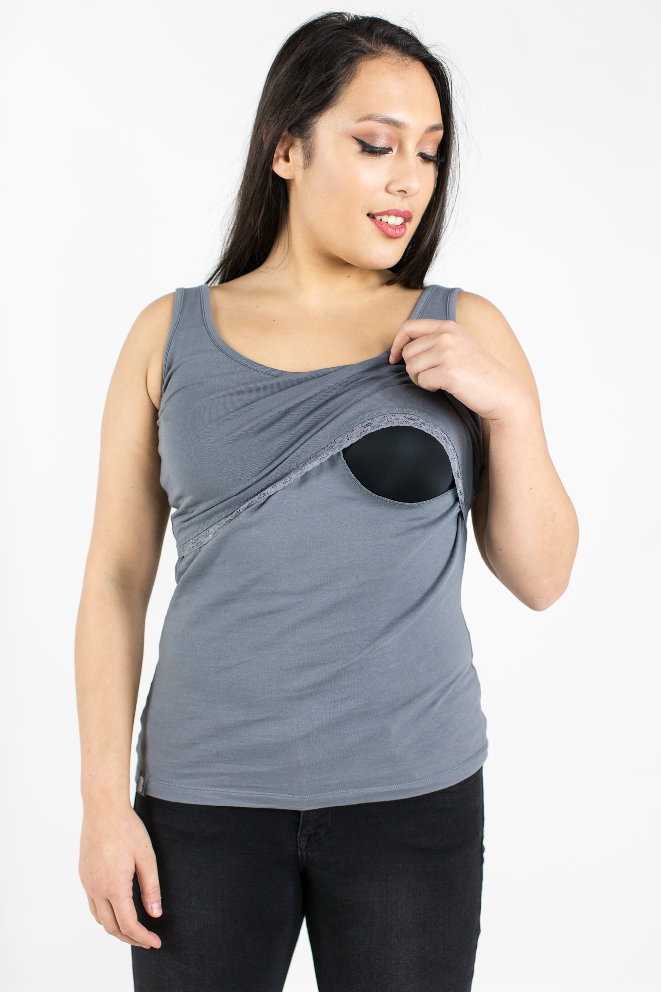 Nursing vest in Grey