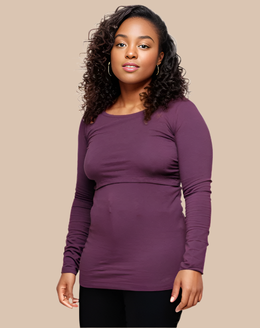 Plus size nursing shirt sales