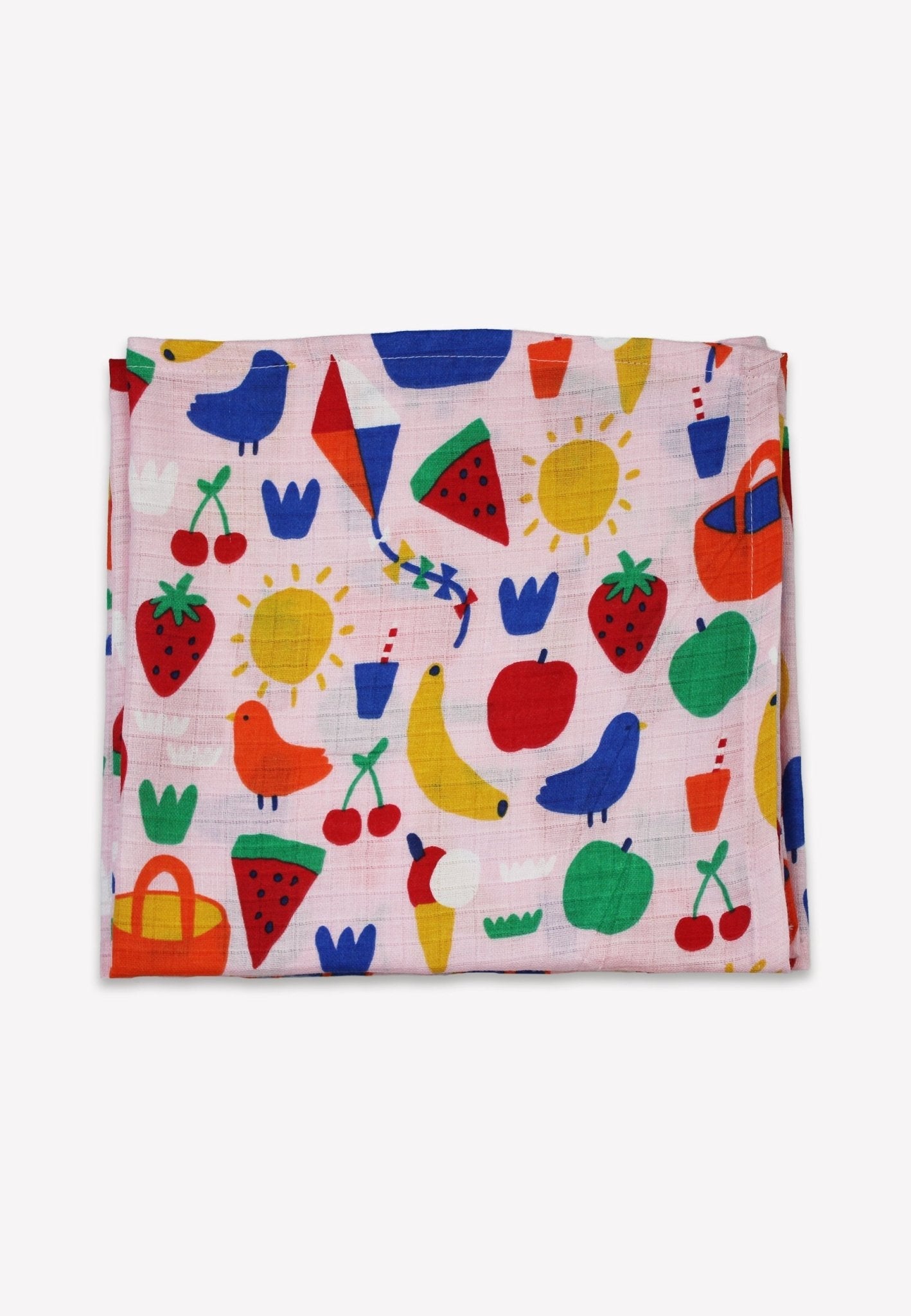 Organic Picnic Print 2 Pack Muslins