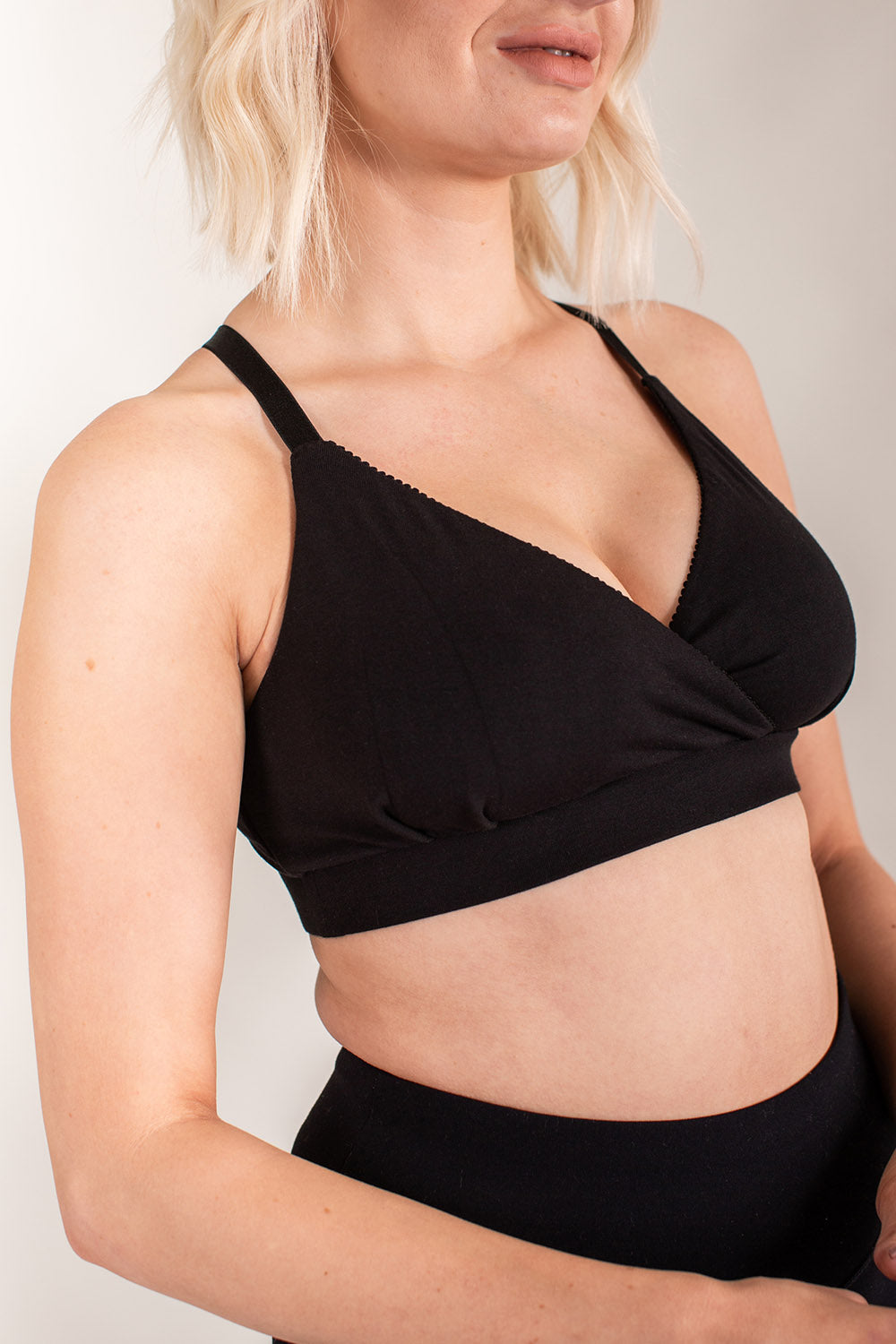 Breastfeeding & Maternity Bra in Black