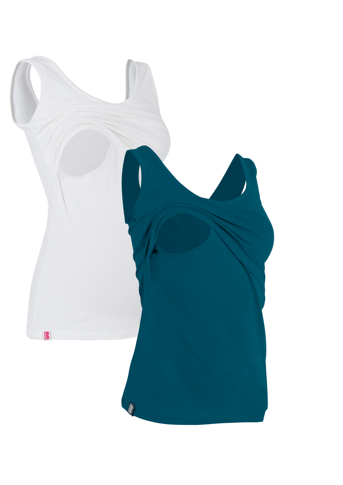 Nursing Vest Twin Pack & Teal