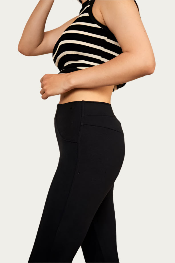 Bshirt Post Natal Leggings in Ash Black