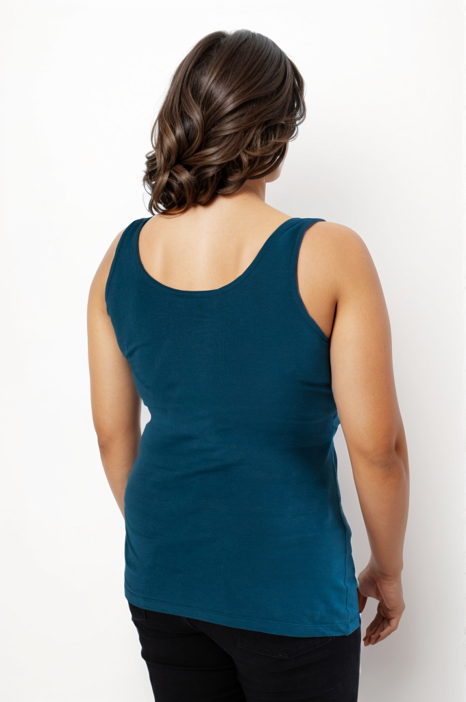 Nursing vest in Teal