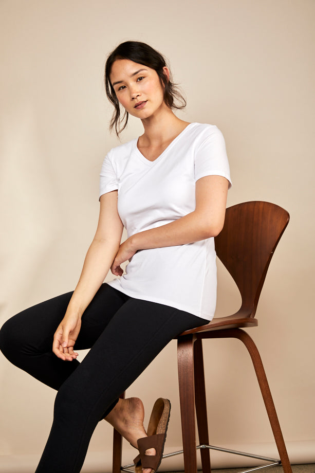 Nursing V Neck T shirt