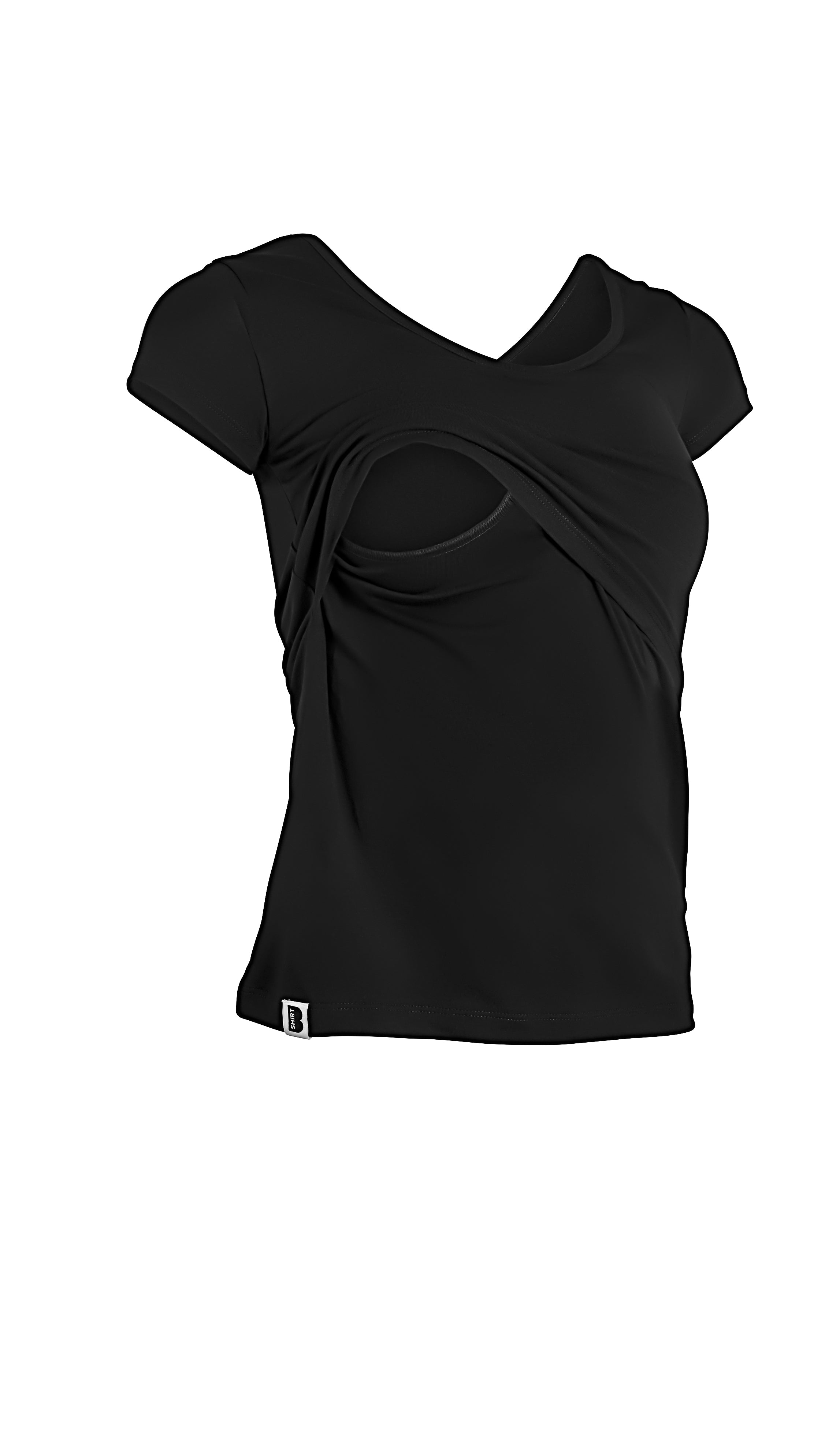 Bshirt Nursing short sleeve t-shirt in Black