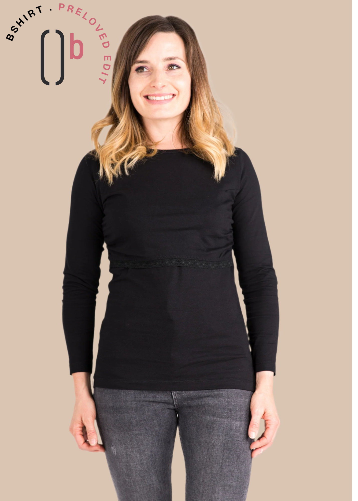 Organic Long Sleeve Breastfeeding Top * *