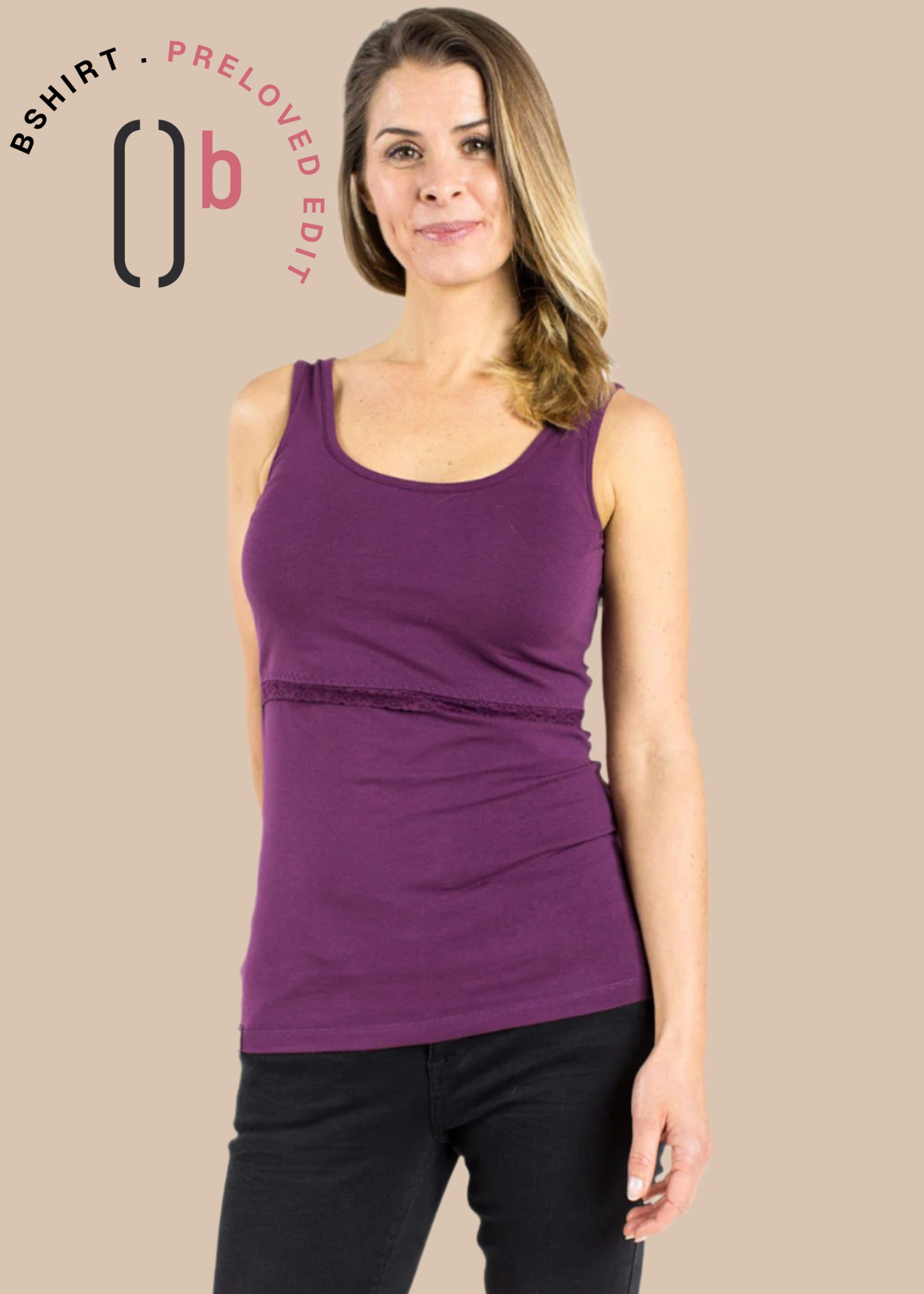 Bshirt Nursing Vest *PreLoved*