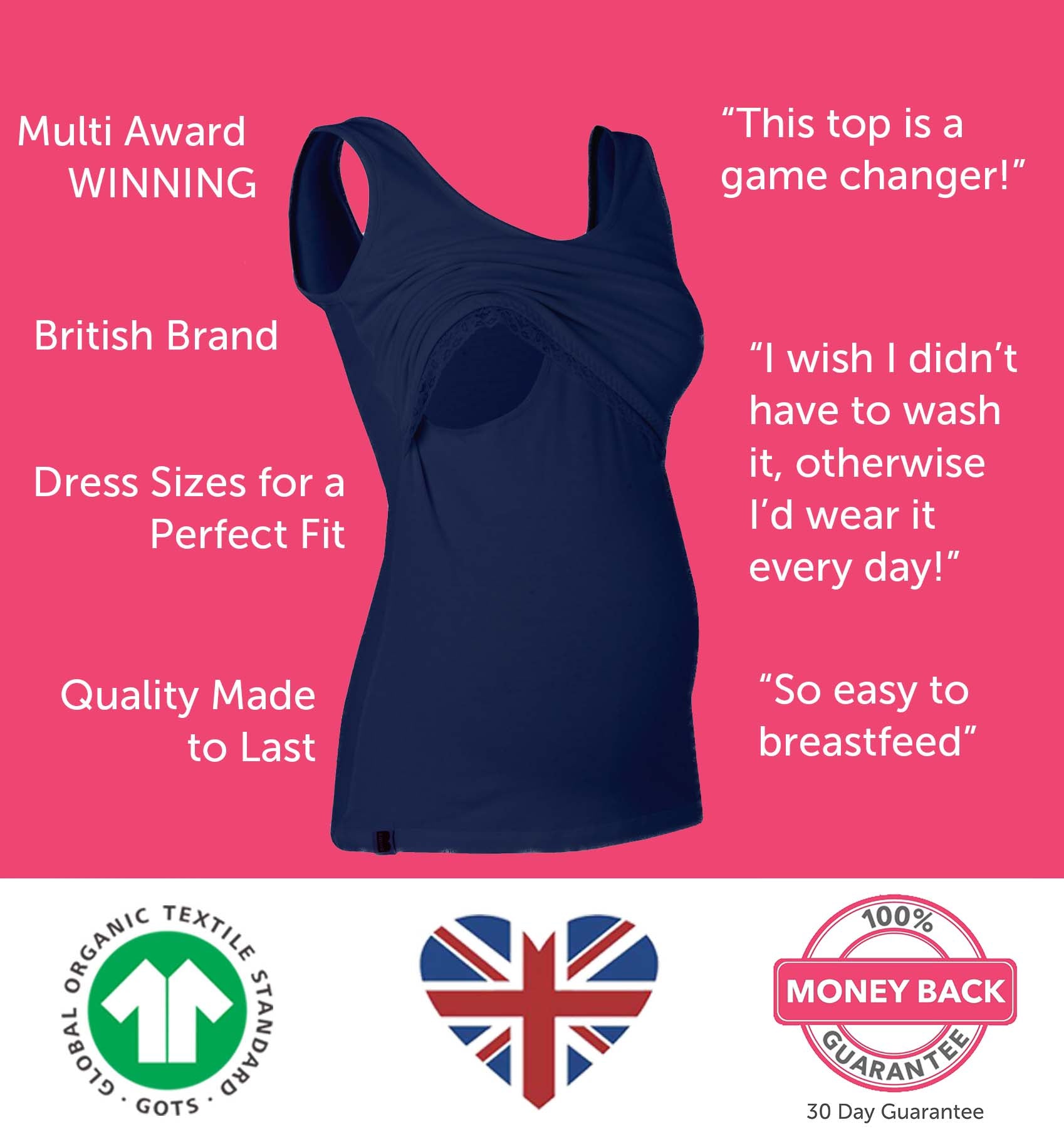 Bshirt Nursing Vest *PreLoved*