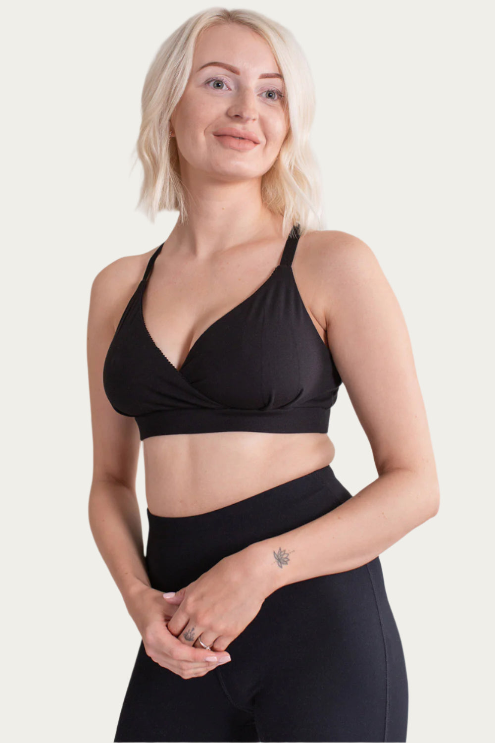 Breastfeeding & Maternity Bra in Black