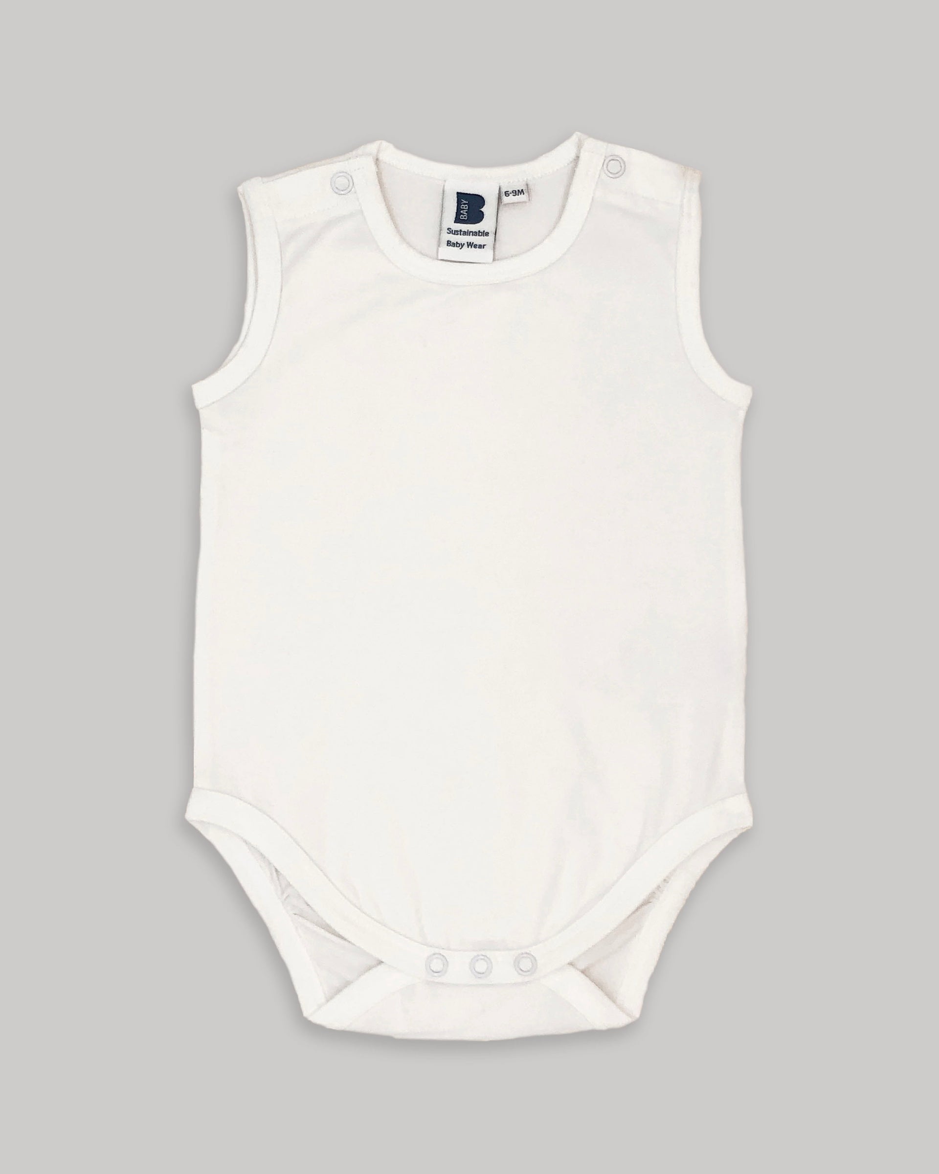 Organic Sleeveless Bodysuit