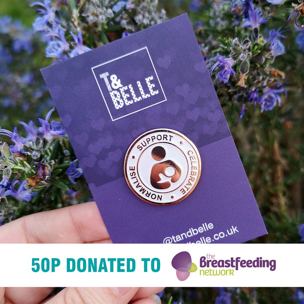 Support Celebrate Normalise Breastfeeding Enamel Pin